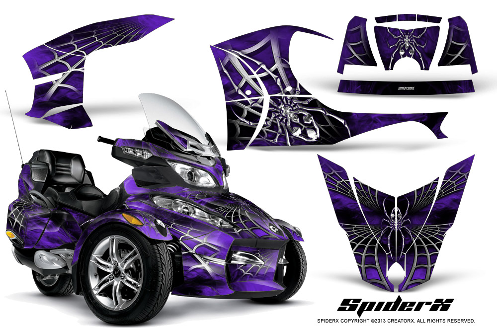 Can-Am Spyder RT-S Full Trim SpiderX Purple